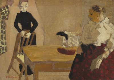 Das Gespräch, 1891 von Edouard Vuillard